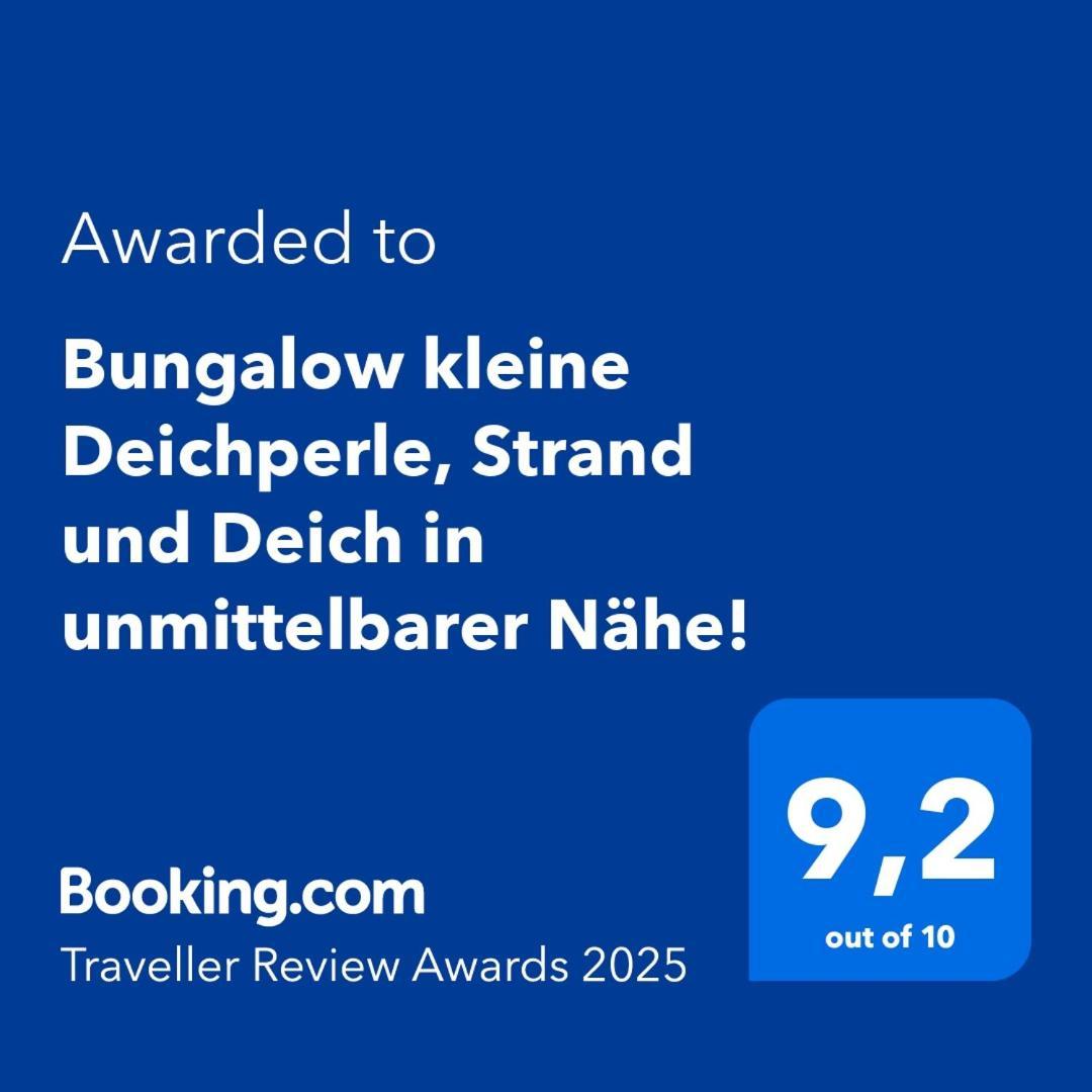 Bungalow Kleine Deichperle, Strand Und Deich In Unmittelbarer Naehe! 莱米尔 外观 照片